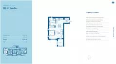 1 pokój, mieszkanie 46,32 m², piętro 1, oferta nr H2-11, Horizon by Luštica Bay, Tivat, Radovici