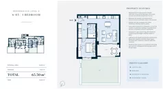 2 pokoje, mieszkanie 54,50 m², parter, oferta nr H6-03, Horizon by Luštica Bay, Tivat, Radovici