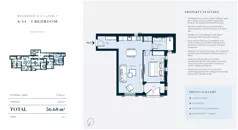 2 pokoje, mieszkanie 51,40 m², piętro 1, oferta nr H6-14, Horizon by Luštica Bay, Tivat, Radovici