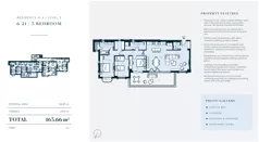4 pokoje, mieszkanie 134,35 m², piętro 2, oferta nr H6-21, Horizon by Luštica Bay, Tivat, Radovici