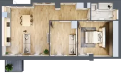 3 pokoje, mieszkanie 72,38 m², piętro 1, oferta nr B.M018, Oh! Praga, Warszawa, Praga Północ, Szmulki, ul. Białostocka 5D