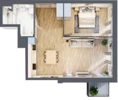 2 pokoje, mieszkanie 53,44 m², piętro 1, oferta nr B.M027, Oh! Praga, Warszawa, Praga Północ, Szmulki, ul. Białostocka 5D