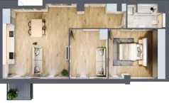 3 pokoje, mieszkanie 72,77 m², piętro 5, oferta nr B.M112, Oh! Praga, Warszawa, Praga Północ, Szmulki, ul. Białostocka 5D