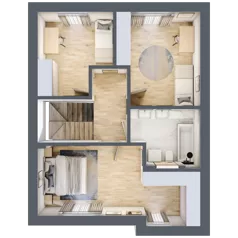 Dom 125,00 m², oferta nr 64, Osada Magdalenka 2, Lesznowola, Słomin, ul. Biedronki