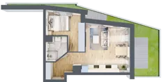 2 pokoje, mieszkanie 38,38 m², parter, oferta nr M003, SeaBreeze, Świnoujście, Osiedle Matejki, ul. Jana Matejki 41