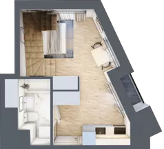 2 pokoje, mieszkanie 50,39 m², piętro 10, oferta nr M1001, SeaBreeze, Świnoujście, Osiedle Matejki, ul. Jana Matejki 41