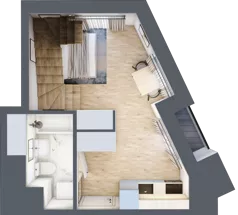 2 pokoje, mieszkanie 50,39 m², piętro 11, oferta nr M1101, SeaBreeze, Świnoujście, Osiedle Matejki, ul. Jana Matejki 41