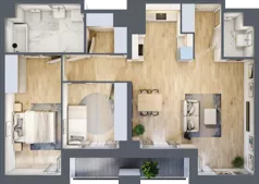 4 pokoje, mieszkanie 78,18 m², piętro 5, oferta nr M507, SeaBreeze, Świnoujście, Osiedle Matejki, ul. Jana Matejki 41