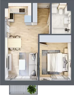 2 pokoje, mieszkanie 37,36 m², piętro 3, oferta nr CM24, Nowa Słodownia, Nysa, ul. Słowiańska 18