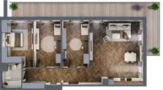 4 pokoje, apartament 104,18 m², piętro 2, oferta nr B1.19, Zdrojowa Park, Busko-Zdrój, ul. Prof. W. Grotta
