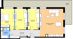 2 pokoje, apartament 48,24 m², piętro 2, oferta nr B2.20, Zdrojowa Park bud. 2, Busko-Zdrój, ul. Prof. W. Grotta