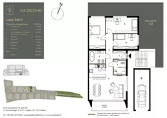4 pokoje, mieszkanie 97,11 m², piętro 1, oferta nr 20G/2, Na Zielonki, Kraków, Prądnik Biały, ul. Na Zielonki 20