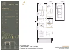 4 pokoje, mieszkanie 86,21 m², piętro 1, oferta nr 18H/2, Na Zielonki - Etap II, Kraków, Prądnik Biały, ul. Na Zielonki 20
