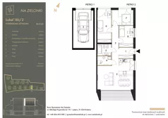 4 pokoje, mieszkanie 86,21 m², piętro 1, oferta nr 18J/2, Na Zielonki - Etap II, Kraków, Prądnik Biały, ul. Na Zielonki 20