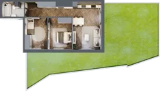 3 pokoje, mieszkanie 55,66 m², parter, oferta nr M12, Punkt Wola, Kraków, Podgórze Duchackie, Wola Duchacka, ul. Trybuny Ludów 15