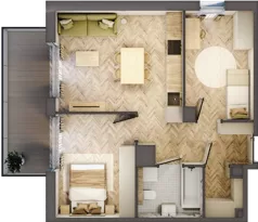 3 pokoje, mieszkanie 50,44 m², piętro 4, oferta nr A.4.29, Nowe Miasto, Krzeszowice, ul. Czatkowice Górne / Majowa