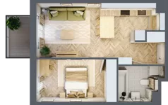 2 pokoje, mieszkanie 41,35 m², piętro 1, oferta nr A.1.11, Nowe Miasto, Krzeszowice, ul. Czatkowice Górne / Majowa