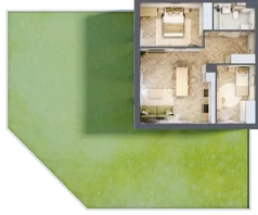 3 pokoje, mieszkanie 56,43 m², parter, oferta nr C.0.08, Nowe Miasto, Krzeszowice, ul. Czatkowice Górne / Majowa