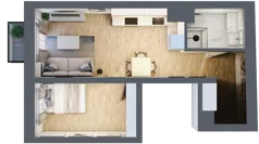 2 pokoje, mieszkanie 37,27 m², piętro 2, oferta nr A8, Lelewela 9, Wrocław, Stare Miasto, ul. Joachima Lelewela 9