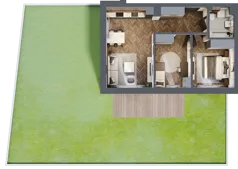 3 pokoje, mieszkanie 56,25 m², parter, oferta nr B1.M1, Załęże Premium, Rzeszów, Załęże, ul. Świętego Floriana