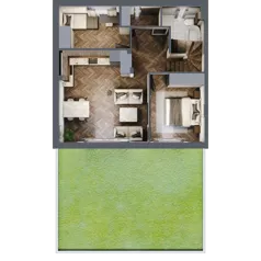 4 pokoje, mieszkanie 78,90 m², parter, oferta nr A1, Zgodna Park, Libertów, ul. Zgodna