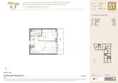 2 pokoje, mieszkanie 36,61 m², piętro 4, oferta nr 51, K-42, Płock, ul. Kazimierza Wielkiego 42