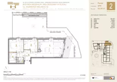 3 pokoje, mieszkanie 63,56 m², piętro 2, oferta nr 24, K-42, Płock, ul. Kazimierza Wielkiego 42