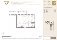 3 pokoje, mieszkanie 56,53 m², piętro 2, oferta nr 22, K-42, Płock, ul. Kazimierza Wielkiego 42