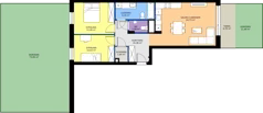 3 pokoje, mieszkanie 68,18 m², parter, oferta nr 71, K-42, Płock, ul. Kazimierza Wielkiego 42