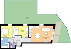 3 pokoje, mieszkanie 63,56 m², piętro 6, oferta nr 66, K-42, Płock, ul. Kazimierza Wielkiego 42
