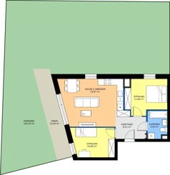 3 pokoje, mieszkanie 58,76 m², piętro 1, oferta nr 77, K-42, Płock, ul. Kazimierza Wielkiego 42
