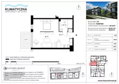 2 pokoje, apartament inwestycyjny 38,65 m², parter, oferta nr B1/7, Apartamenty Klimatyczna, Gdańsk, Wyspa Sobieszewska, ul. Klimatyczna 88