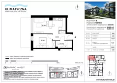 2 pokoje, apartament inwestycyjny 36,89 m², parter, oferta nr B1/8, Apartamenty Klimatyczna, Gdańsk, Wyspa Sobieszewska, ul. Klimatyczna 88