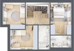 Dom 151,33 m², oferta nr B2, Osiedle Willa Park Cietrzewia, Warszawa, Włochy, Stare Włochy, ul. Kleszczowa 25