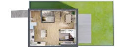 4 pokoje, mieszkanie 151,33 m², parter, oferta nr B2, Osiedle Willa Park Cietrzewia, Warszawa, Włochy, Stare Włochy, ul. Kleszczowa 25