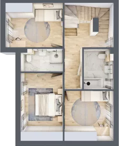 6 pokoi, mieszkanie 182,53 m², parter, oferta nr C1, Osiedle Willa Park Cietrzewia, Warszawa, Włochy, Stare Włochy, ul. Kleszczowa 25