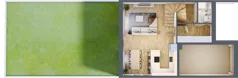 4 pokoje, mieszkanie 122,95 m², parter, oferta nr F1 wykończone "pod klucz", Riverside Eco Home, Parzniew, ul. Główna 27