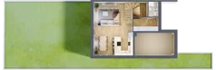 4 pokoje, mieszkanie 122,95 m², parter, oferta nr C1 wykończone "pod klucz", Riverside Eco Home, Parzniew, ul. Główna 27