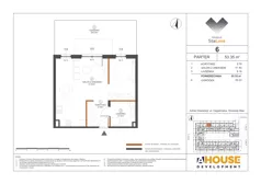 1 pokój, mieszkanie 53,27 m², piętro 1, oferta nr M118, Osiedle StaLove Etap III, Grodzisk Mazowiecki, ul. Cegielniana 3