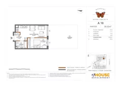 2 pokoje, mieszkanie 39,02 m², parter, oferta nr A10, Apartamenty Rusałki, Grodzisk Mazowiecki, ul. Rusałki 2