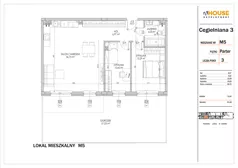 3 pokoje, mieszkanie 72,06 m², piętro 1, oferta nr 41, Osiedle StaLove Etap I, Grodzisk Mazowiecki, ul. Cegielniana 3