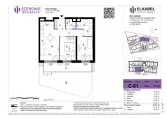 3 pokoje, apartament 64,01 m², parter, oferta nr C-01, Szerokie Residence, Lublin, Szerokie, ul. Kazimiery Litwiniukowej