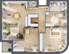 4 pokoje, mieszkanie 116,15 m², piętro 3, oferta nr 16, Zielony Zakątek, Warszawa, Włochy, Stare Włochy, ul. Krańcowa 5