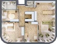 4 pokoje, mieszkanie 121,35 m², piętro 3, oferta nr 15, Zielony Zakątek, Warszawa, Włochy, Stare Włochy, ul. Krańcowa 5