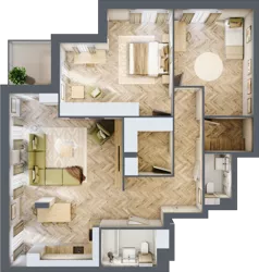 3 pokoje, mieszkanie 93,69 m², piętro 3, oferta nr 17, Zielony Zakątek, Warszawa, Włochy, Stare Włochy, ul. Krańcowa 5