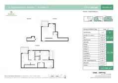 5 pokoi, mieszkanie 113,98 m², parter, oferta nr B21-M2, Osiedle Niezapominajek, Kraków, Zwierzyniec, ul. Niezapominajek