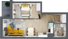 2 pokoje, mieszkanie 40,15 m², piętro 4, oferta nr M35, Nova Leszczyńska, Kielce, Sandomierskie, ul. Leszczyńska 65