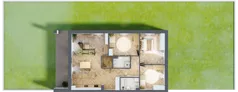 4 pokoje, mieszkanie 99,67 m², piętro 1, oferta nr B1.13, Fokus Bielany, Bielany Wrocławskie, ul. Kolejowa 5