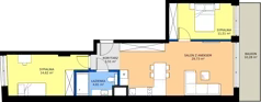 3 pokoje, mieszkanie 63,98 m², piętro 1, oferta nr 14, Fabryka na Pradze Radzymińska 14, Warszawa, Praga Północ, ul. Radzymińska 14