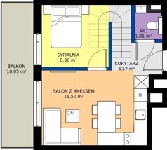 4 pokoje, mieszkanie 61,16 m², piętro 2, oferta nr 20, Fabryka na Pradze Radzymińska 14, Warszawa, Praga Północ, ul. Radzymińska 14